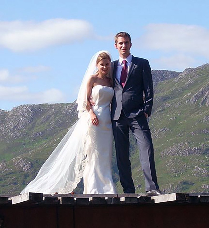 Heartbreaking … Mrs Cox leaves behind two children aged three and five with her husband Brendan
