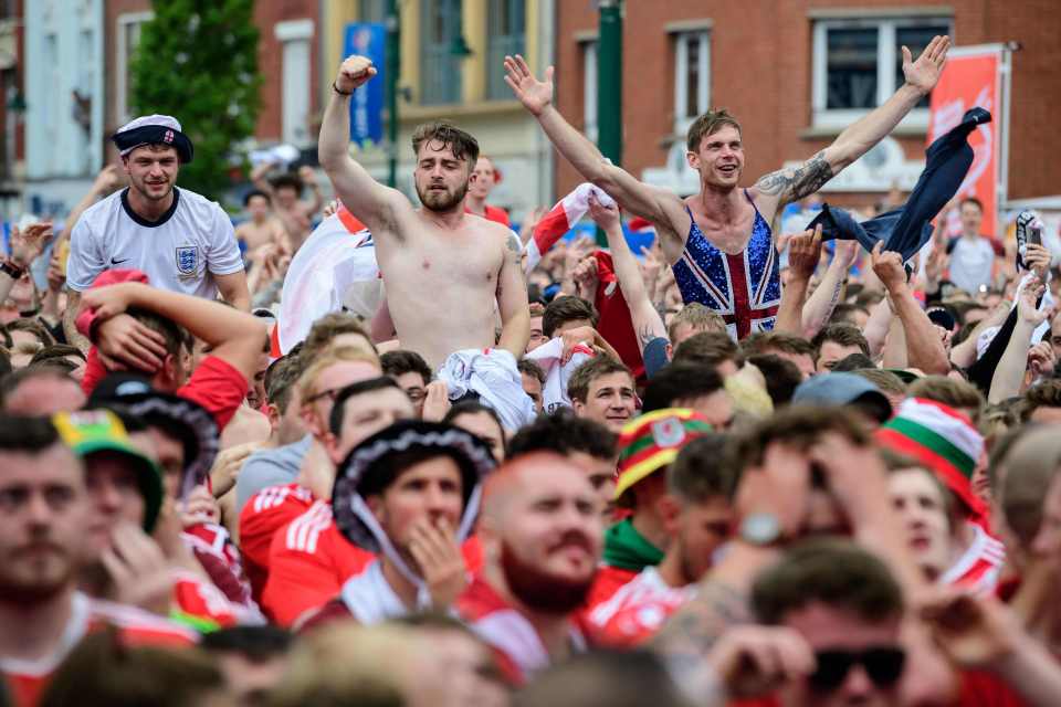 England fans were celebrating today, but will they be on Monday night?