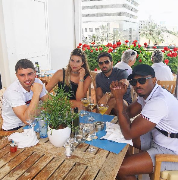 Since then the pair enjoyed a break to Barcelona along with several other friends