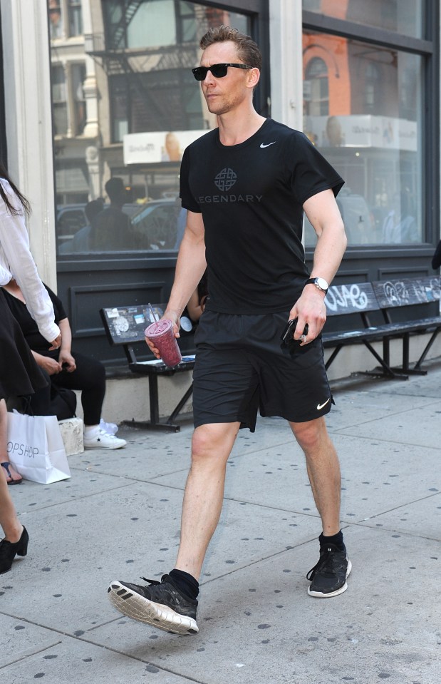 He showed off his legs in tight shorts