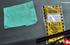'Diabolical' traffic warden gave mum parking ticket after she was forced to ditch flooded car