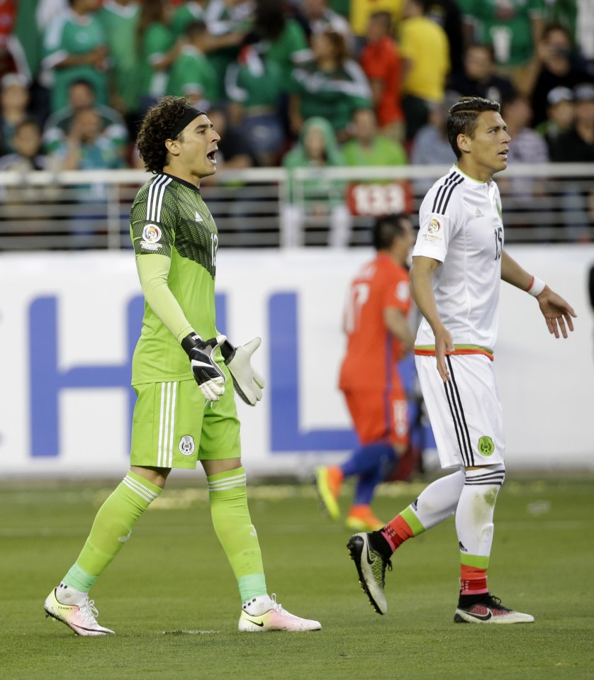 Ochoa was all over the place in the Mexican net