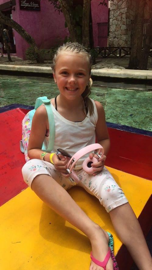 Olivia was enjoying the holiday of a lifetime in Mexico before her legs were burnt by the suntan lotion 