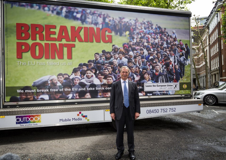 Nigel Farage Jo Cox Brexit