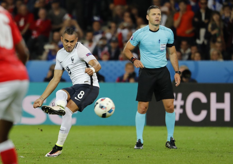 Dimitri Payet had a chance with a late free-kick but it hit the wall