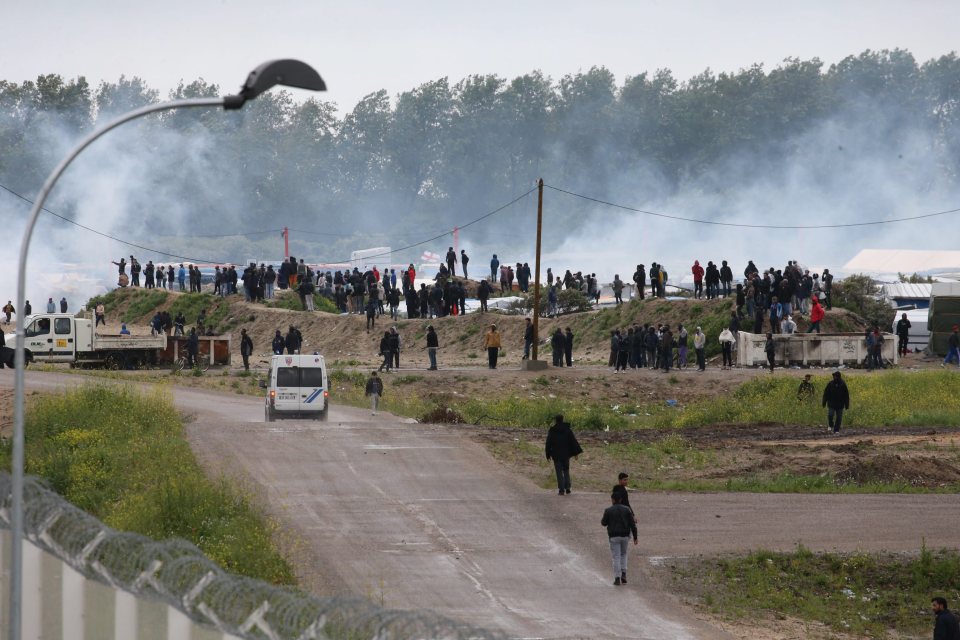 Migrants in Calais