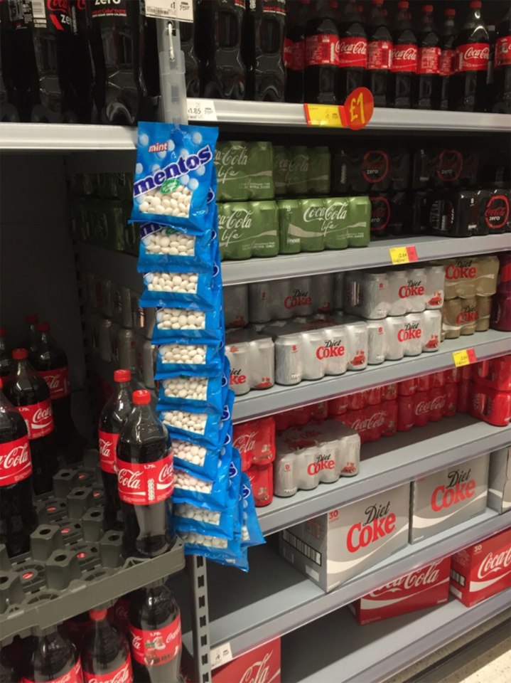 Amusing product placements