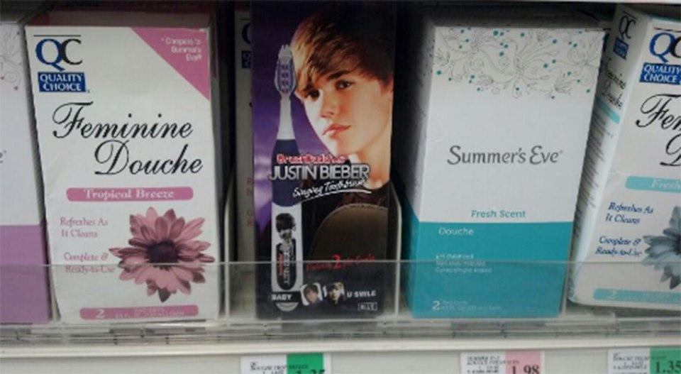 Amusing product placements