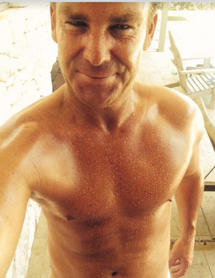 Check out those Abs! The 46 year old posted this selfie to his dating app