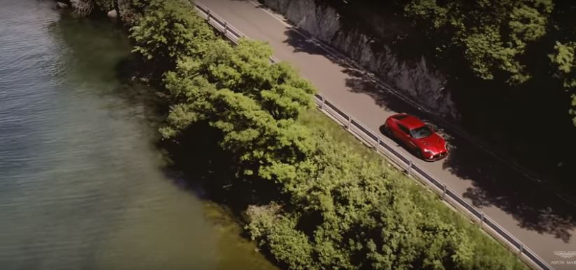 Aston Martin Zagato from above