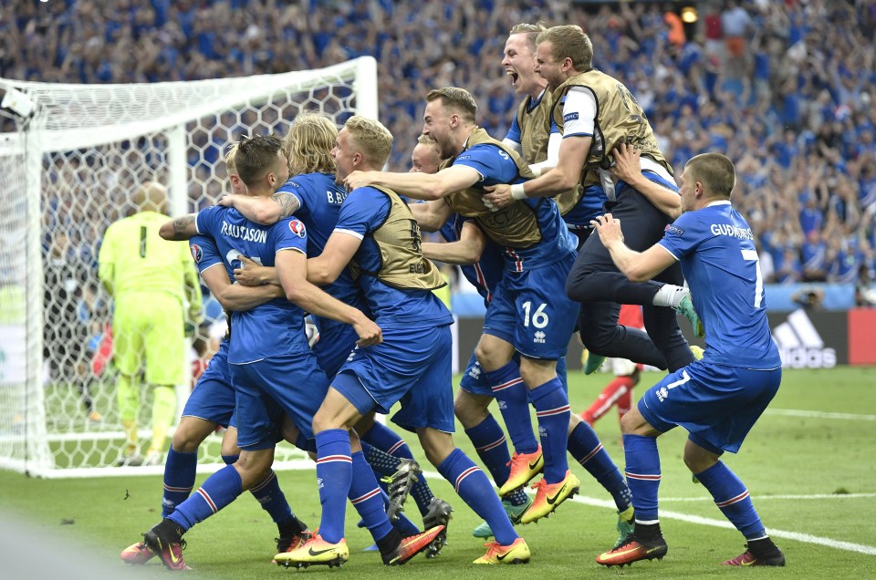 Iceland scored in the last minute to set up a clash with England