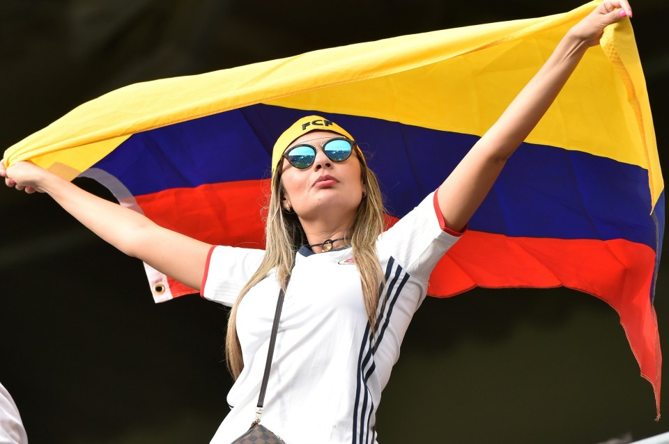 A fan of Colombia 