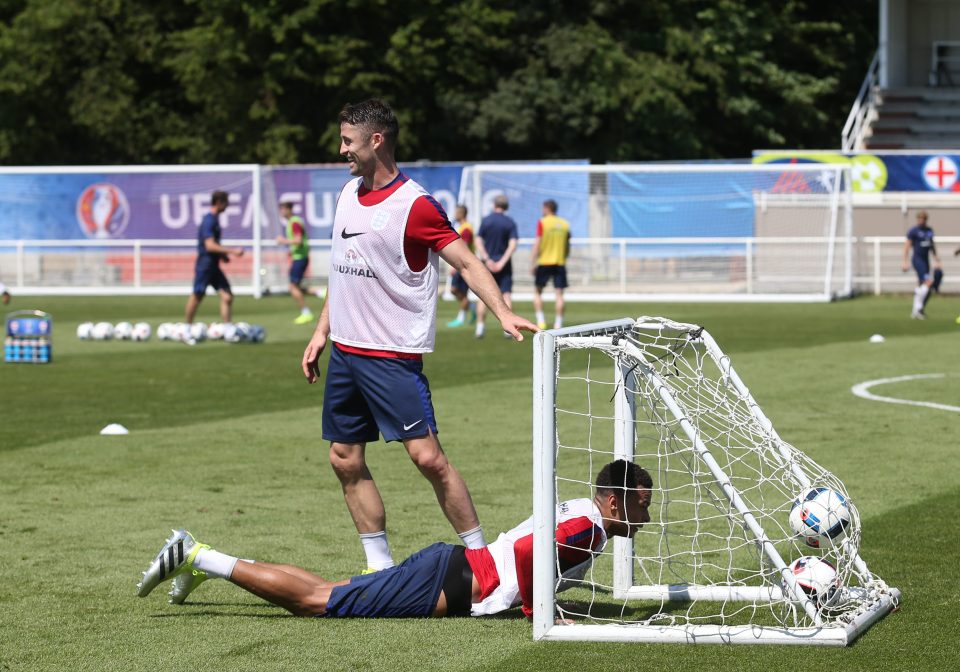 Alli had earlier headed into one of the small goals