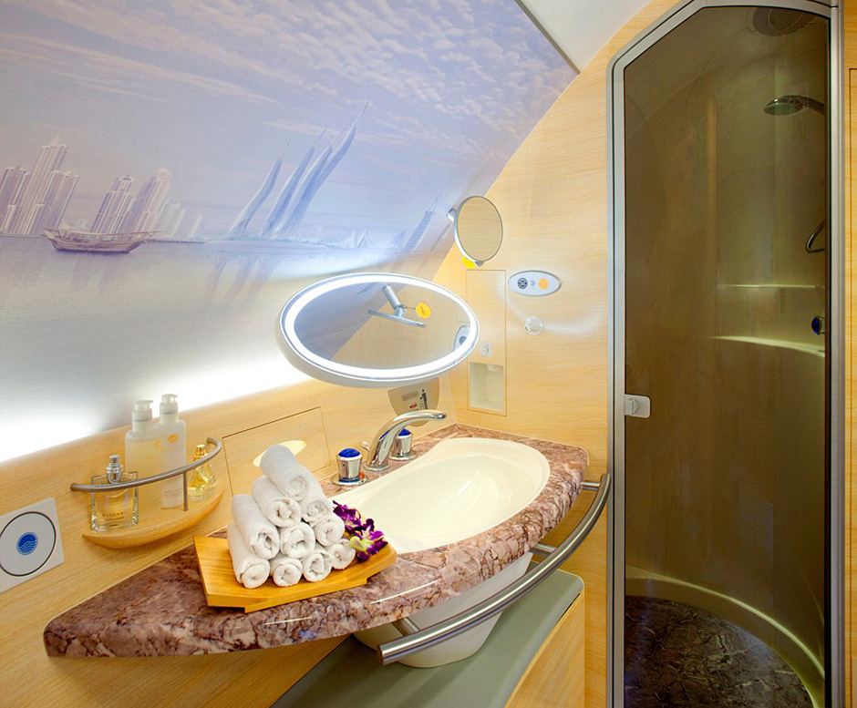 Emirates shower room
