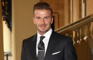 See how David Beckham celebrated following his evening at the Palace with the Queen
