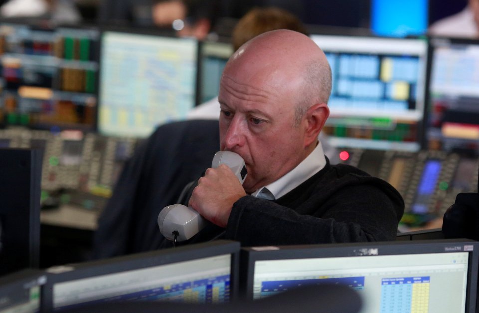A trader waiting for the market to open the morning after
