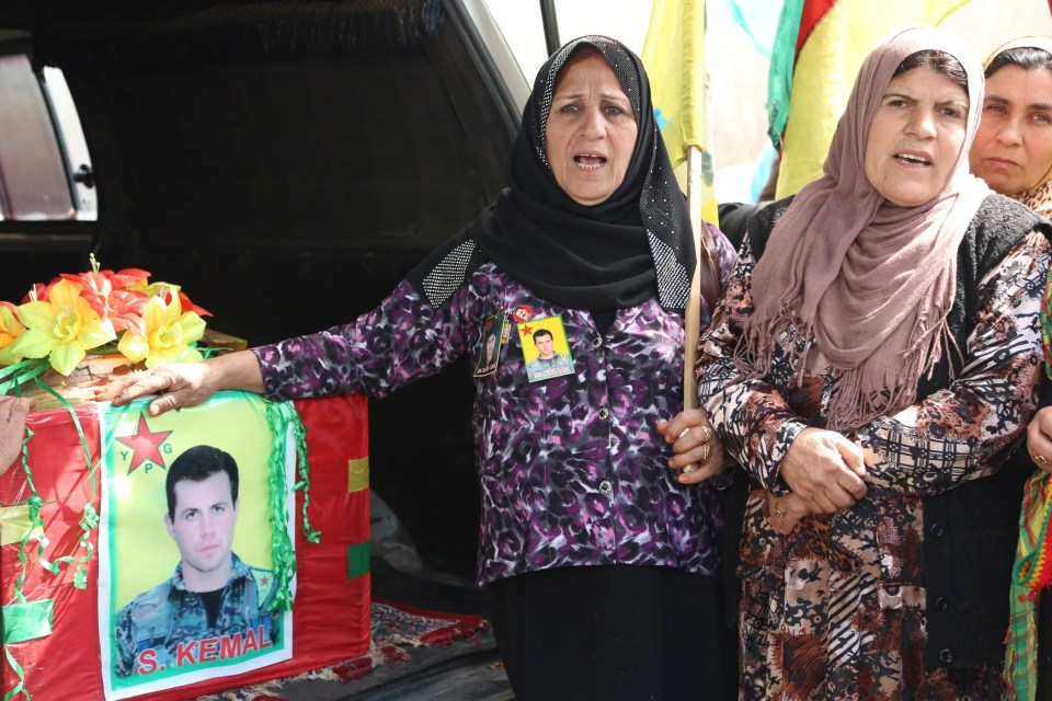 Funeral Of Konstandinos Erik Scurfield, The Briton Killed Fighting ISIS, Held In Syria