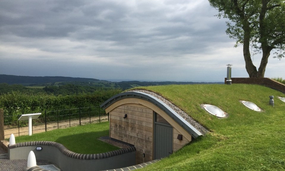 The bunker is tucked away in the Welsh hillside