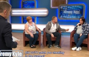 Jeremy Kyle guest's proposal backfires after he's caught on CCTV ‘having sex’ in the bushes