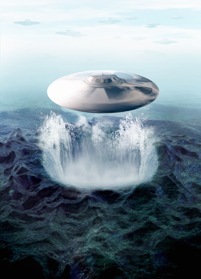 Russ Kellett, claims he may know the reason for the surge in sightings of extraterrestrial life - they're rising from a base in the sea