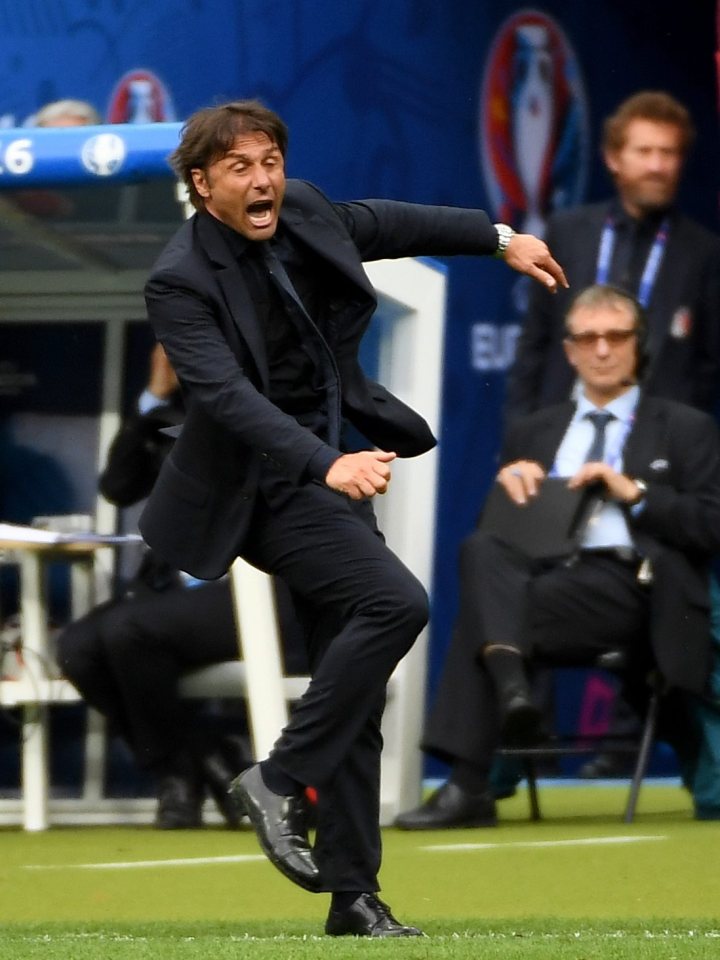Joey Barton has been impressed by Antonio Conte's passionate displays