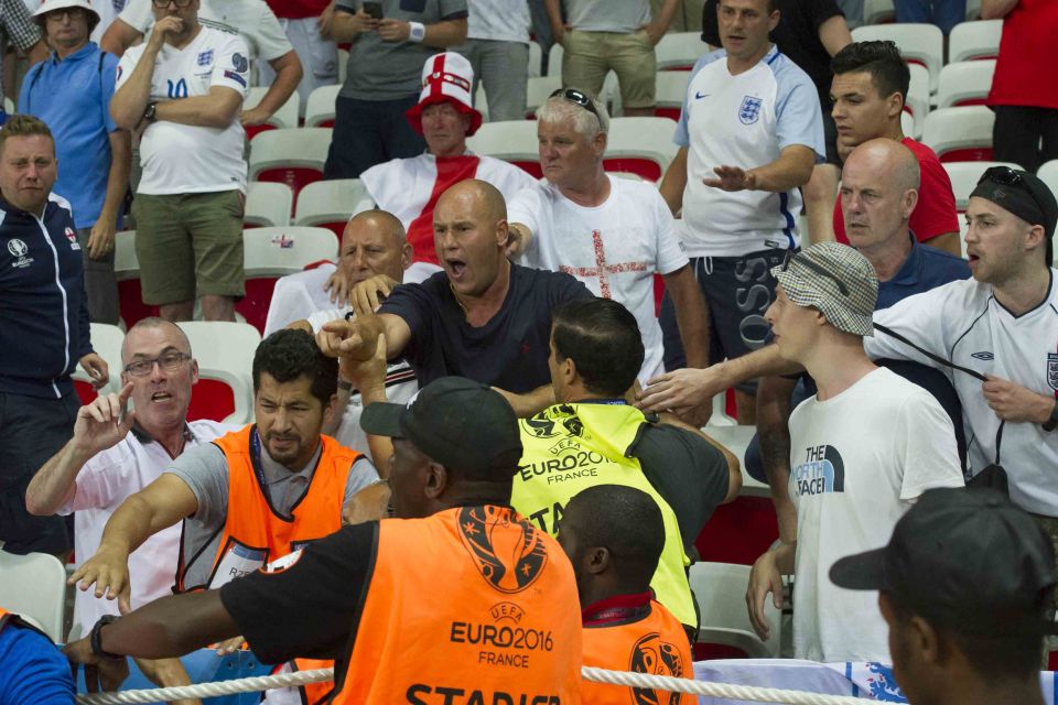England fans 