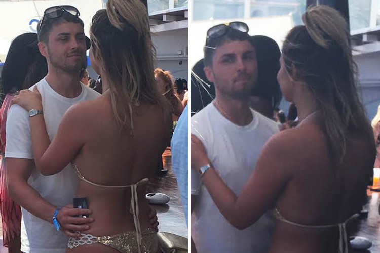 Ferne was first linked to Arthur at the start of June after they were spotted at a pool party in Marbella