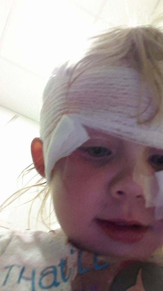 Evie-Mai's mum Kellie says the incident has put her off shopping at IKEA