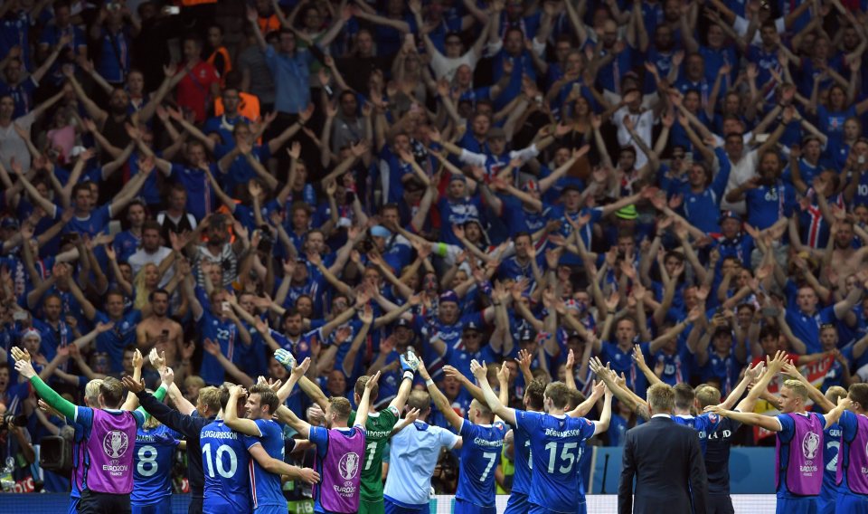 Iceland couldnt believe it when they went on to knock England out of Euro 2016