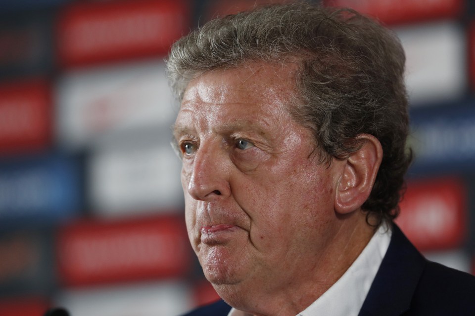 Former England boss Roy Hodgson talks to the press today