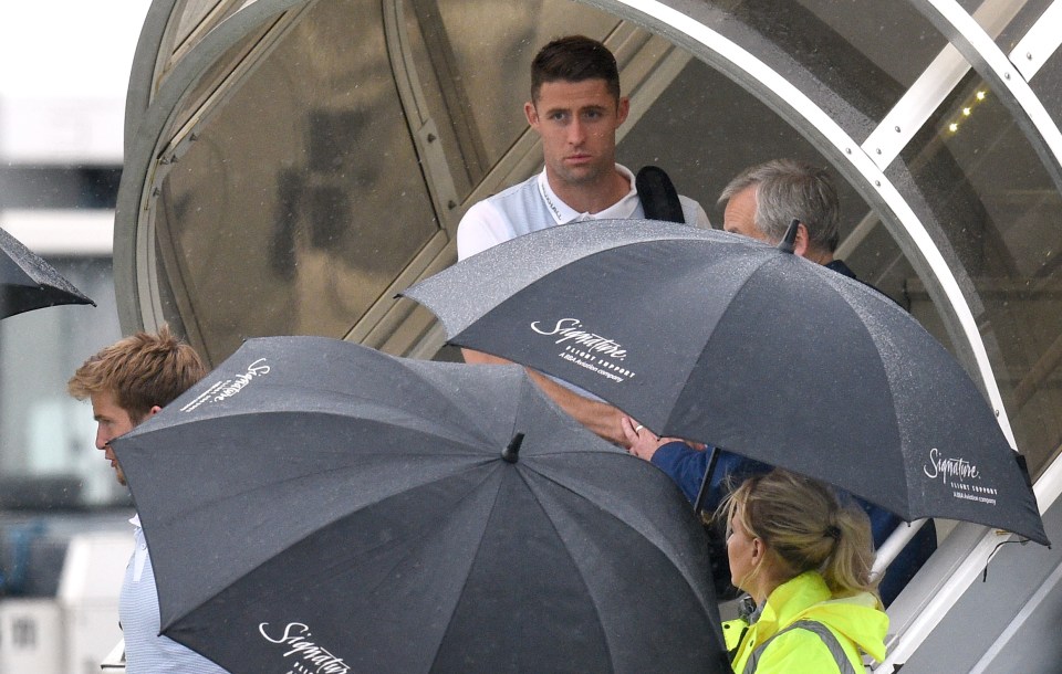 England Squad Return to the UK from Euro 2016