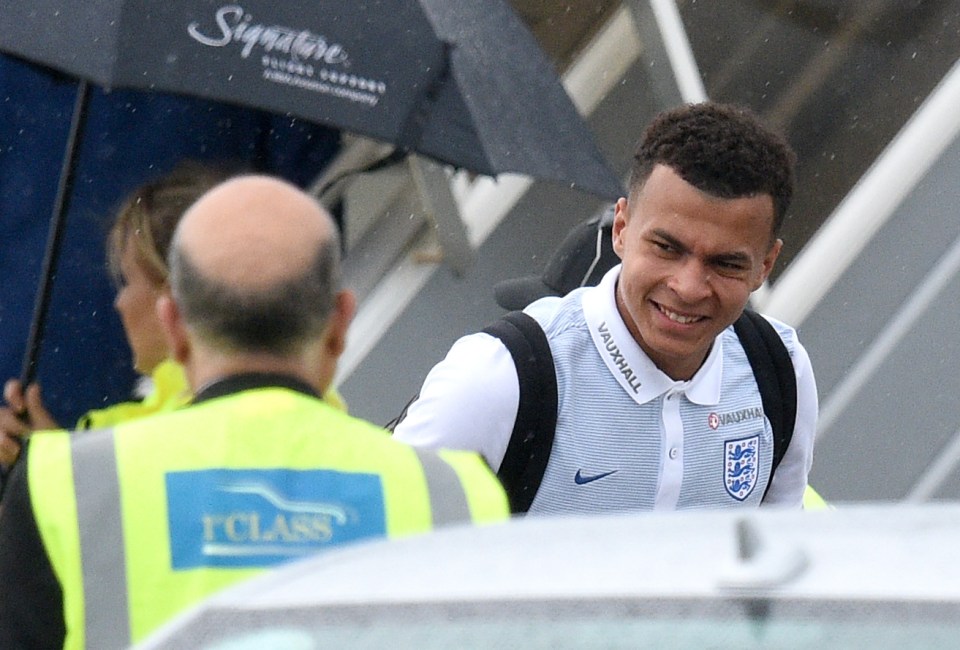 England Squad Return to the UK from Euro 2016