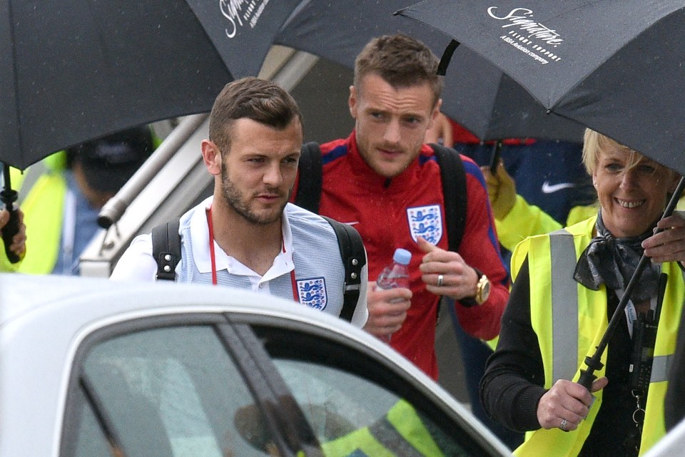 England Squad Return to the UK from Euro 2016