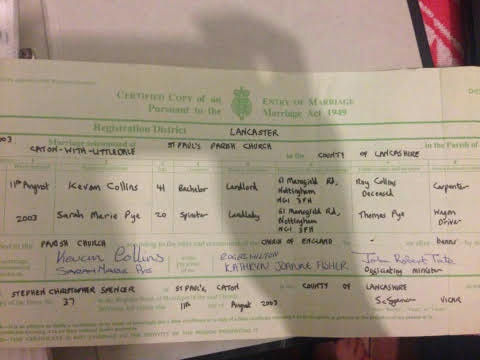 Ms Pye got a decree of nullity (pictured) when she learned that Collins was already married while they were together