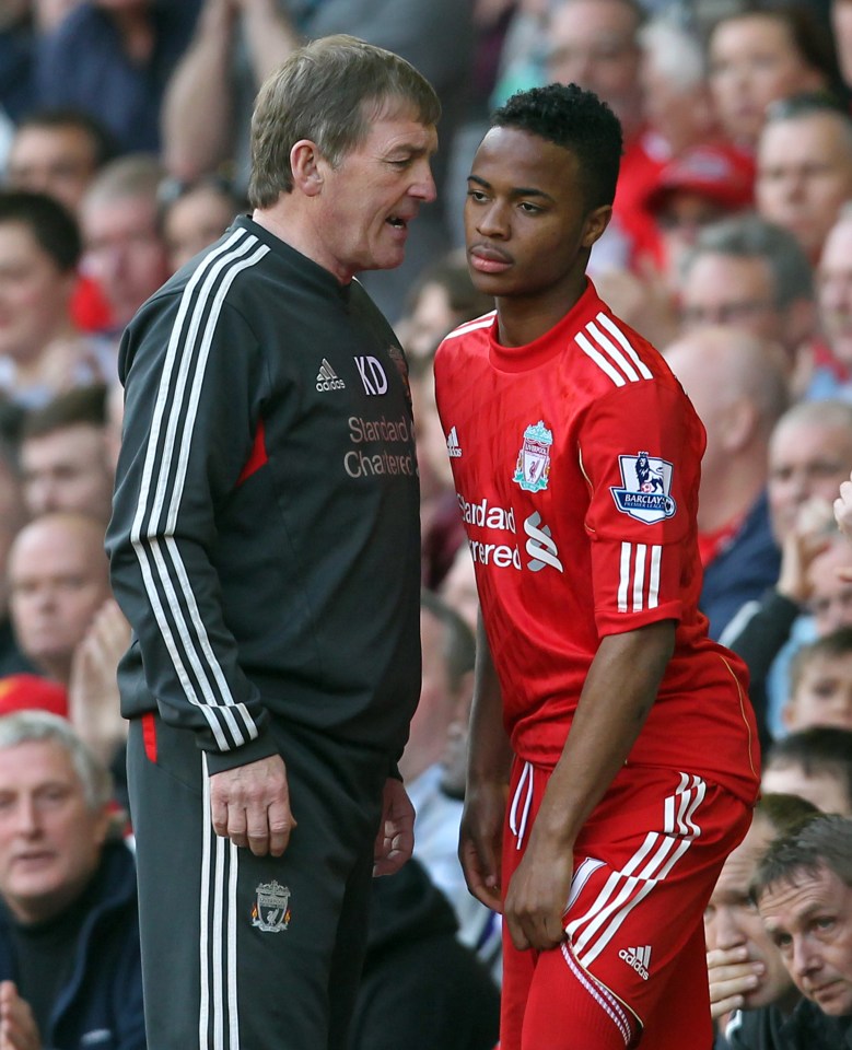 He fell out with former club Liverpool in a bid to force a move to Manchester City. He is pictured here with ex-boss Kenny Dalglish
