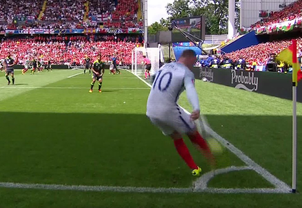 Wayne Rooney has been put on corners duty for England instead of Harry Kane