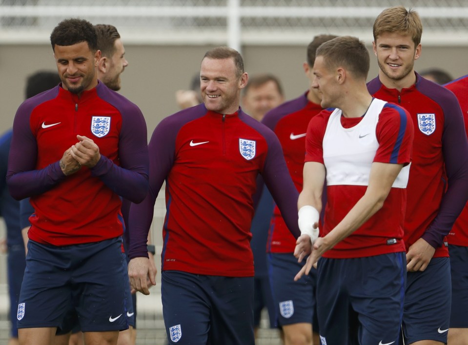 Rooney is grin it to win it with England at the Euros this month