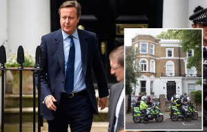 David Cameron forced to crash at friend's house after move from No10 leaves him homeless