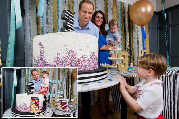 Prince George celebrates his birthday at Pizza Express