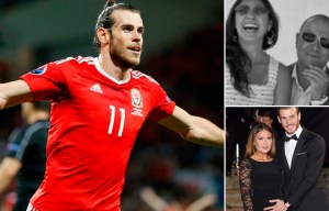 Gareth Bale dotes on his childhood sweetheart… but her fraudster dad will watch Euros bid from JAIL