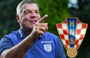 Sam Allardyce's first game as England boss will be against Croatia at Wembley on September 1