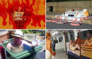 Brits can't cope with the hot weather... so they're reacting to the heatwave with hilarious memes