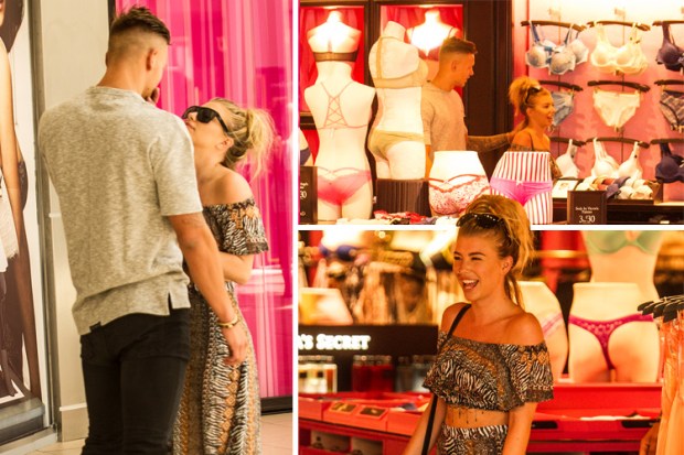 composite love island grundy shopping