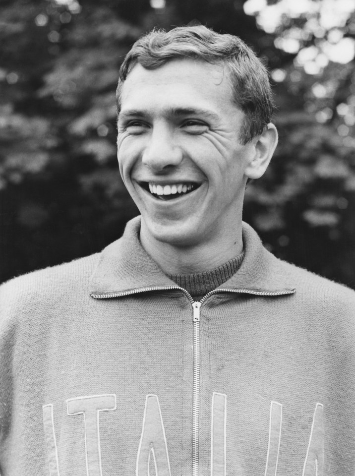 Italian footballer Giuseppe Savoldi, of Atalanta B.C., August 1967. (Photo by Norman Quicke/Daily Express/Hulton Archive/Getty Images)