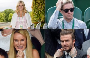 Holly Willoughby and Amanda Holden sizzle on centre court during star-studded day at Wimbledon
