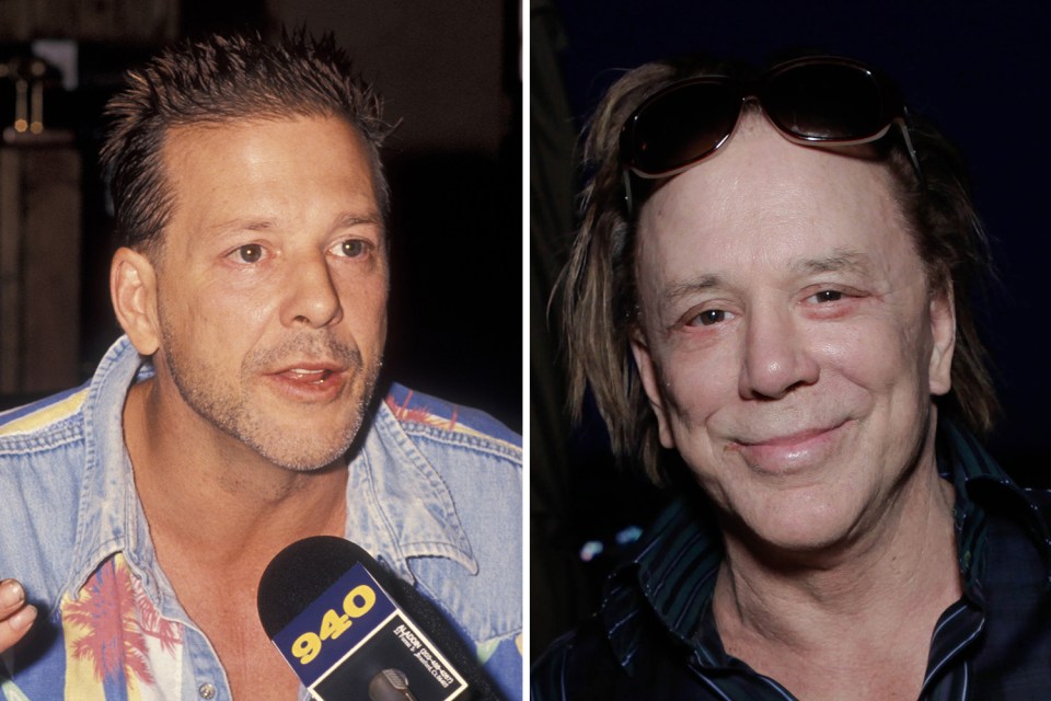 Mickey's former good looks are a thing of the past