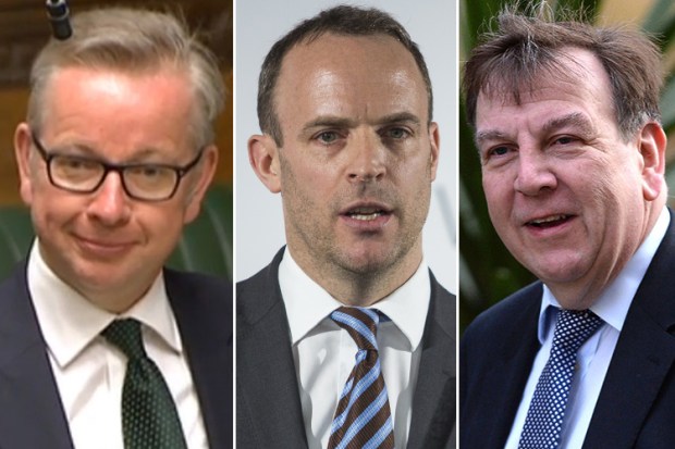 Michael Gove, Dominic Raab and John Whittingdale