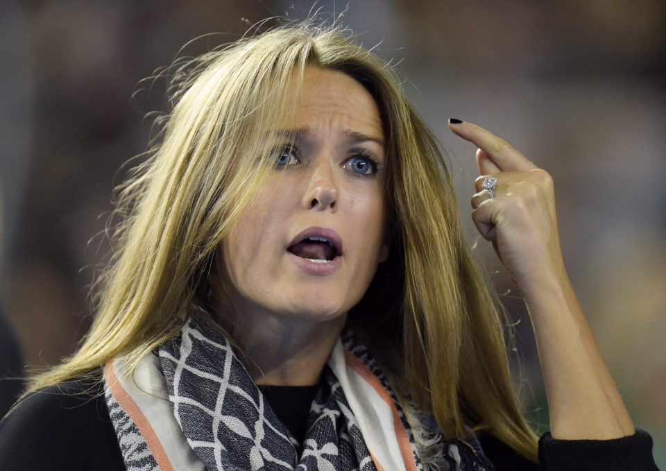 Kim, wife of Andy, is expected to wear a quieter top this time around