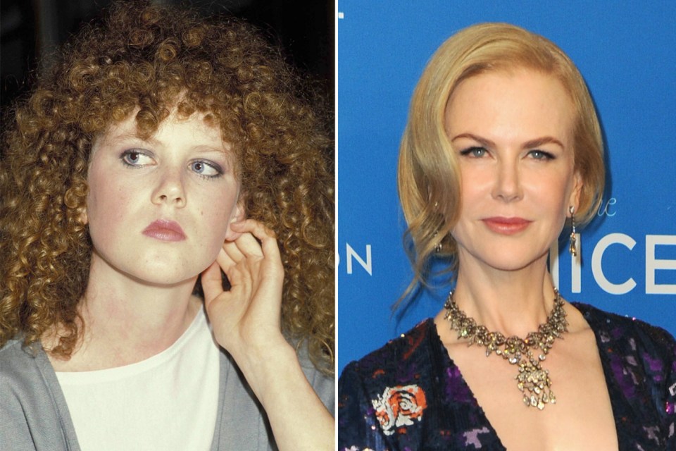 Blue eyed Nicole Kidman is almost completely unrecognisable