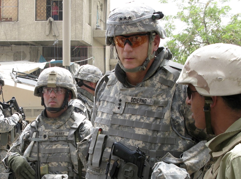 American power ... Lieutenant-General Raymond Odierno, the number two U.S. military commander in Iraq